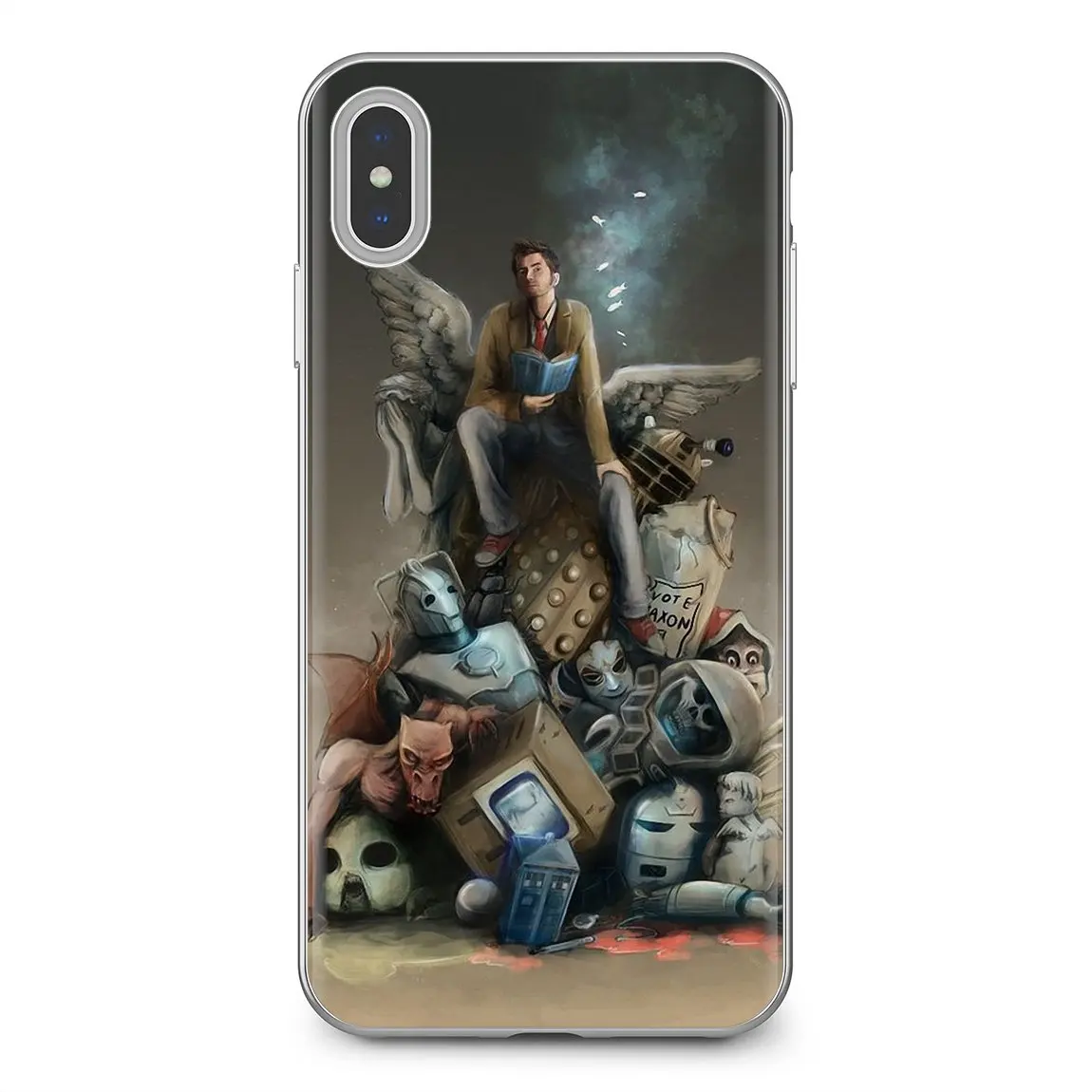 Мягкий чехол Tardis Doctor Who с Дэвидом теннантом для Xiaomi Mi A1 A2 A3 5X 6X 8 9 9t Lite SE Pro Max Mix 1 2 3 2S |