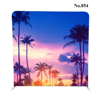 

custom 8x8ft stand and No.853 with No.854 double sided print pillowcase Scenery backdrop