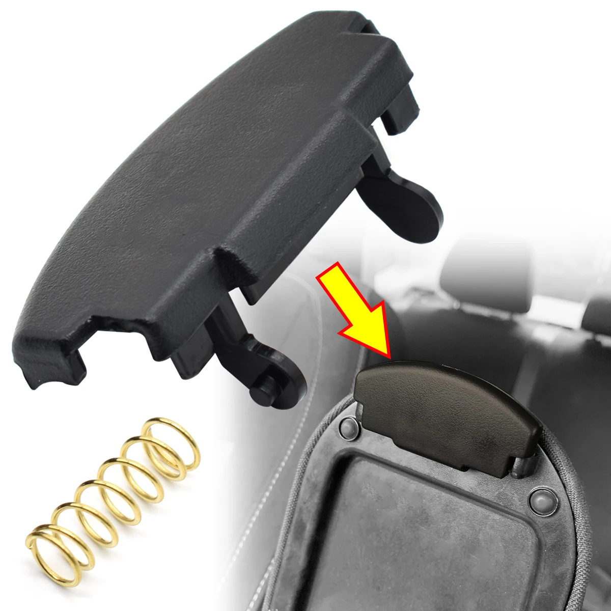 Car Armrest Lid Center Console Cap Latch Cover Clip 3B0868445 For VW Golf 4 Bora Passat B5 Polo Skoda Octavia SEAT Ibiza Repair |