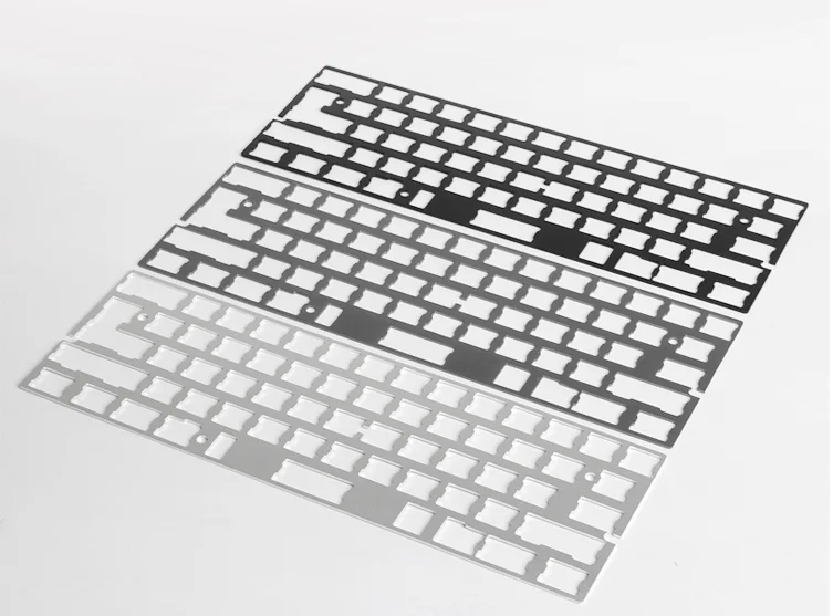 GH60 PCB анодированная алюминиевая пластина 60% механическая клавиатура poker2