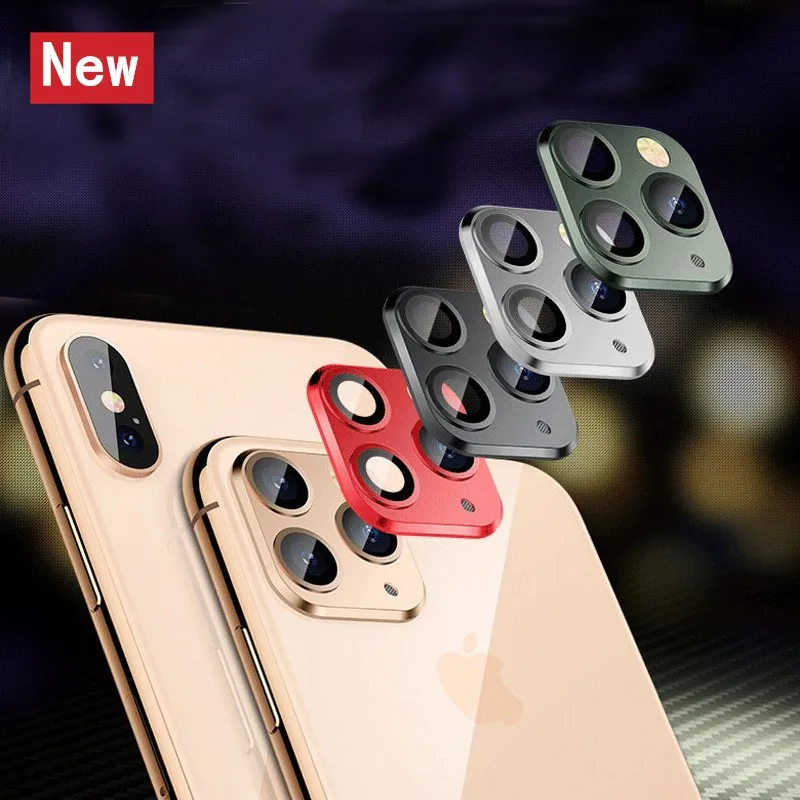 

For iPhone X XS MAX Camera Lens Seconds Change For iPhone 11 Lens Sticker XSMAX Modified 11PROMAX Explosion Modified Case Lens