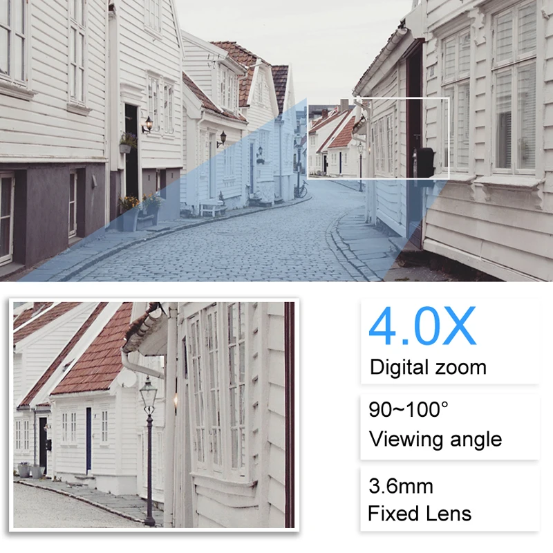 Smar 1080P PTZ Wifi IP Camera Outdoor 4X Digital Zoom AI Human Detect 2MP Wireless Camera H.265 Audio Security CCTV Camera ONVIF