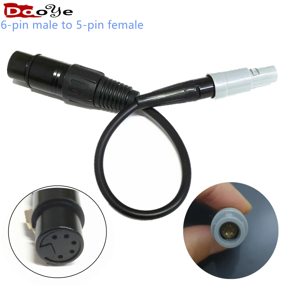 Per Cuffie Bose A20 Aviation 5 Pin(Xlr) A 6 Pin(Lemo) Adattatore Per Cuffie Pilota Airbus Da 5 Pin Femmina A 6 Pin Maschio
