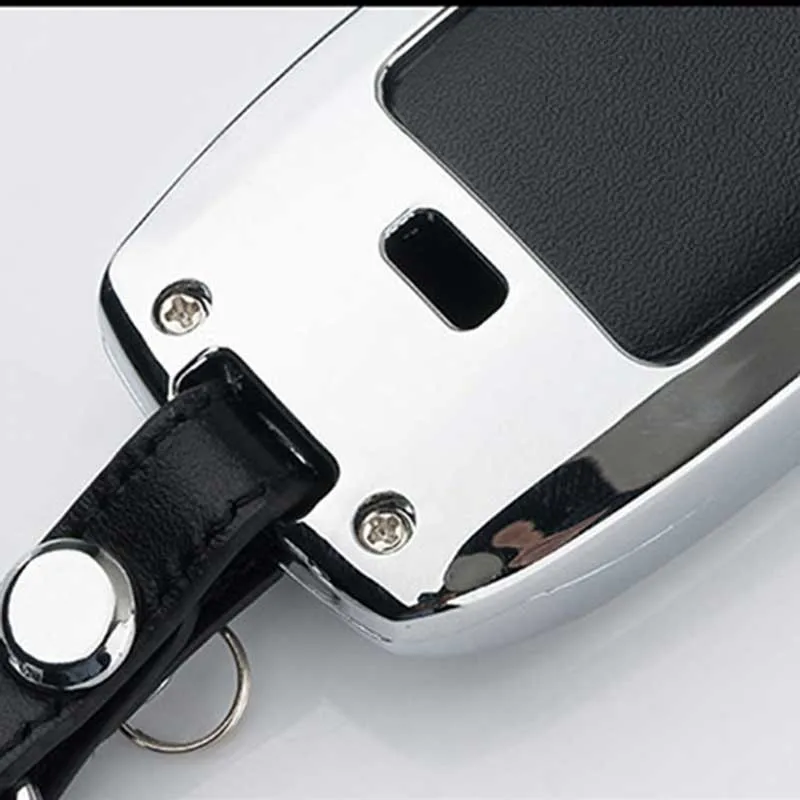 Кожаная сумка-Футляр для ключей из цинкового сплава для Land Rover RANGE ROVER SPORT Evoque freelander 2 DISCOVERY 4 Брелоки для ключей