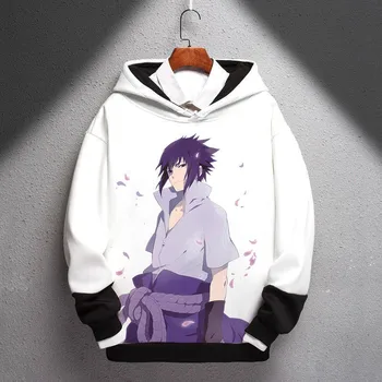 

Harajuku Anime Hoodies Naruto Printing Pullover Sweatshirt Hip Hop Streetwear Autumn High Street Hoodie Male Casual Japan Hoody
