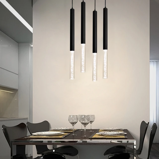 LED Pendant Lamp Hanging Lamp Dimmable 3cm Aluminum&Acrylic home Kitchen Island dining living room bar cafe droplight fixture LED Lights Lighting e607d9e6b78b13fd6f4f82: Black Acrylic|Gold Acrylic|White Acrylic