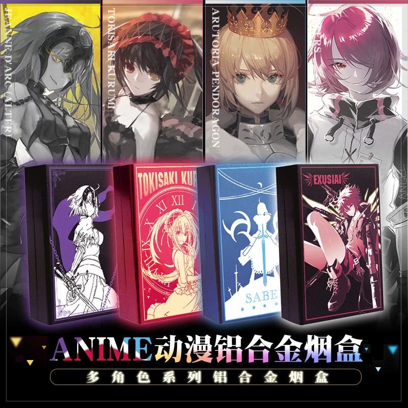 クリエイティブなクールなアニメ 銅の日付 フレッシュトークサイザル麻装置 アルミニウム合金 金属製のシガレットケース Action Figures Aliexpress