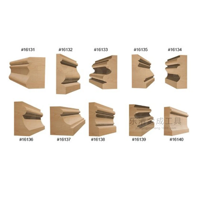 10pcs Architectural Molding Router Bit Set - 1/2" Shank Line knife Woodworking cutter Tenon Cutter for Woodworking Tools