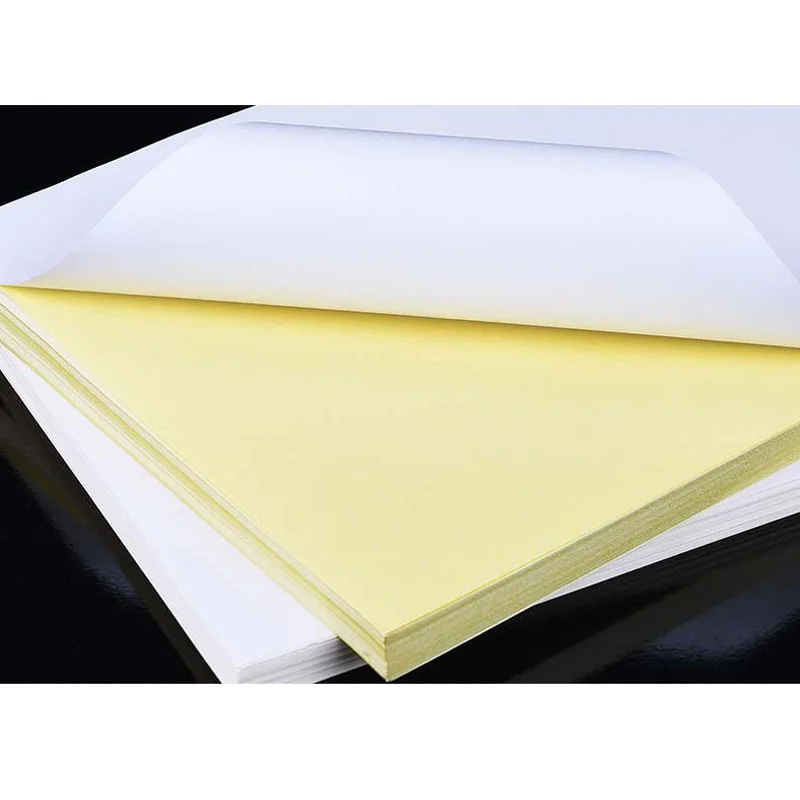 etiqueta matte superfície folha de papel para