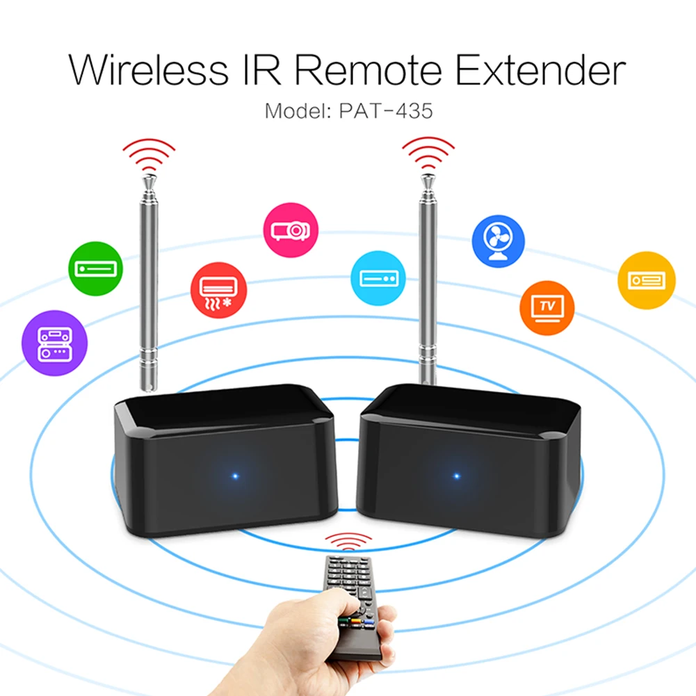 

New Wireless IR Remote Extender Repeater HDMI Transmitter Receiver Kit Blaster Emitter GDeals