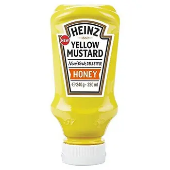 

Jaune Moutarde Heinz Miel Nouveau Style Deli York 240G (Paquet de 2)