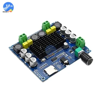 

XH-A104 Bluetooth 4.1 Digital Amplifier Board Dual Channel TPA3116 2x50W DC12-24V Stereo Audio AMP Support TF AUX 2*50W