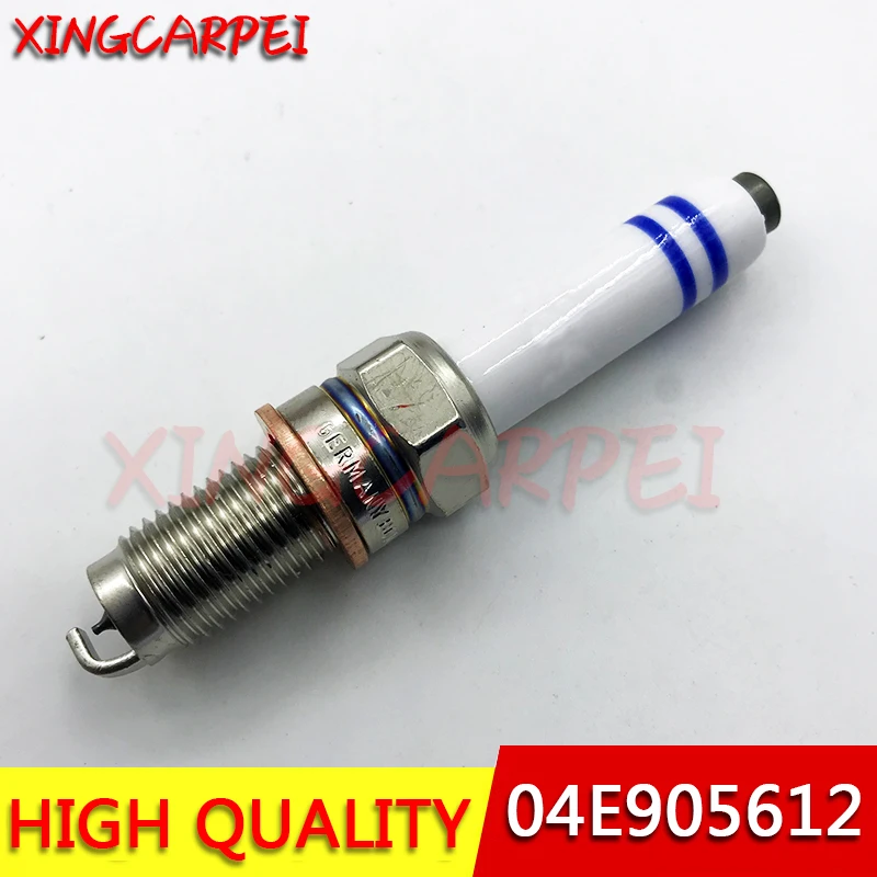 Свеча зажигания Iridium 04E905612 4 шт. 94968 для VW Golf Passat Jetta Polo udi A1 A3 Q3 Skoda Octavia Seat Y5KPP332|Свечи и