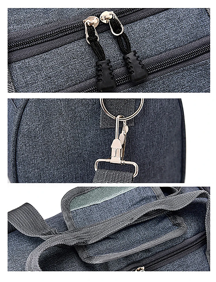 WOBAG мужская дорожная сумка однотонная сумка через плечо сумка для багажа унисекс портативная нейлоновая сумка большая многофункциональная сумка на плечо для мужчин