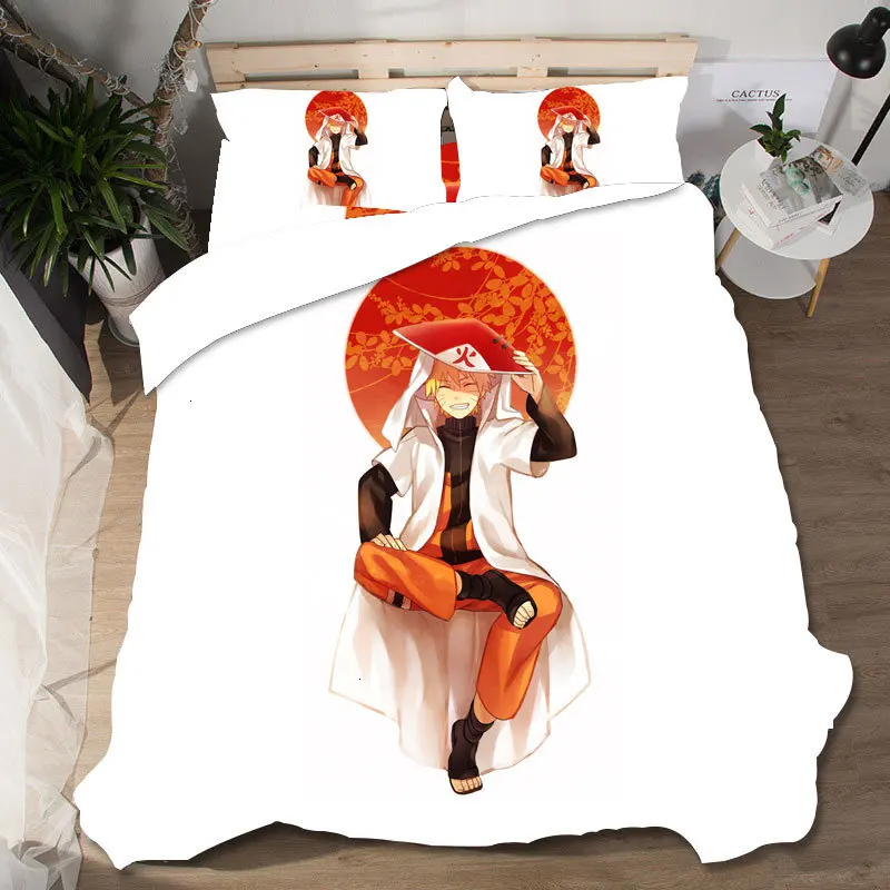 Домашний текстиль, постельное белье, Ropa De Cama Sabanas, 3d, King size, Добби, Наруто, Комплект постельного белья, одеяло, Комплект постельного белья, s, для девочек, постельное белье, поплин