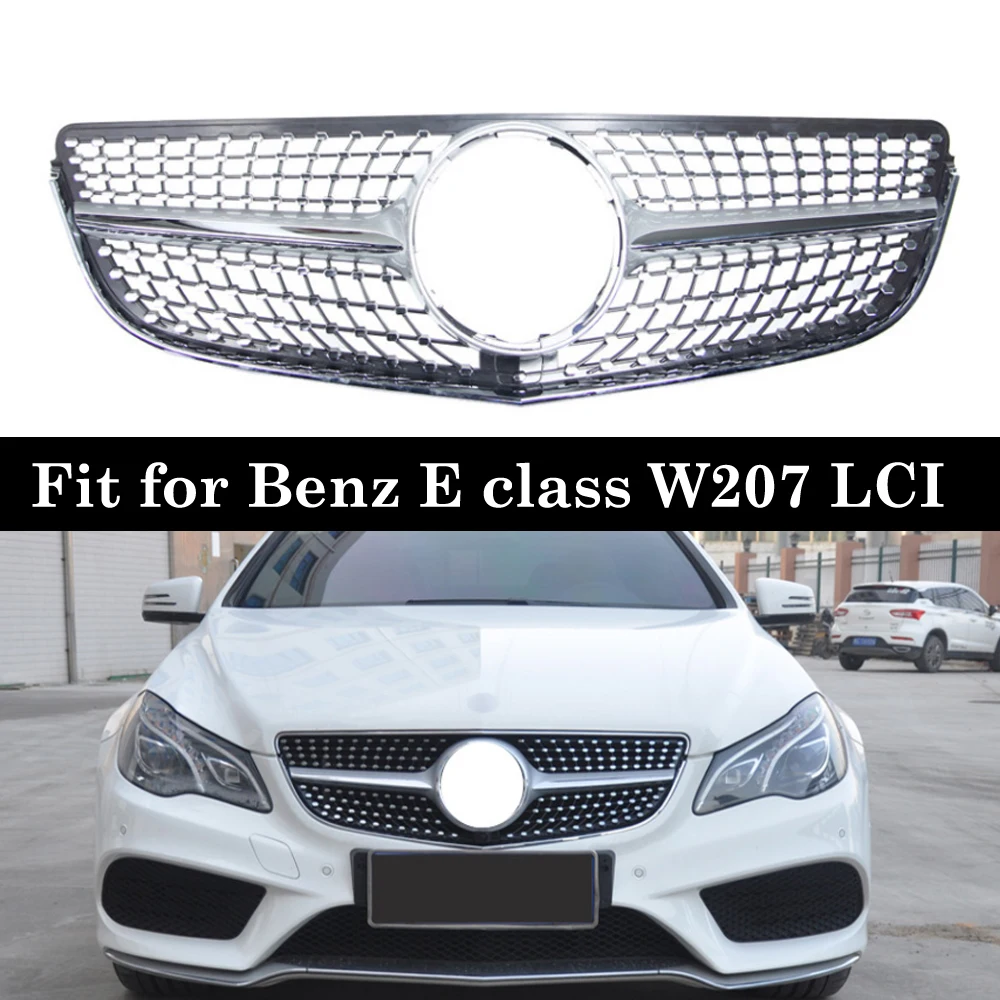 Алмазный гриль C207 Передняя решетка для E Coupe W207 подтяжка лица передний бампер 2013-15 E200