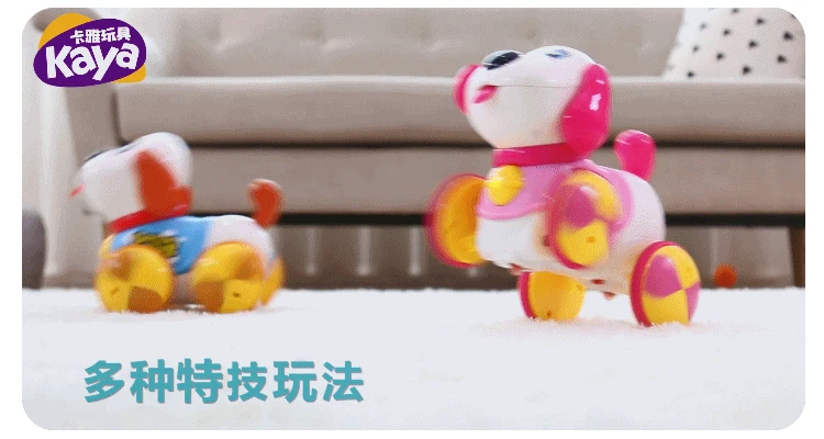 子供の漫画の犬電気ワイヤレスリモートコントロールカーシミュレーション犬ダンススタントカーの軽音楽おもちゃ誕生日プレゼント ラジコン ロボット アニマル Aliexpress