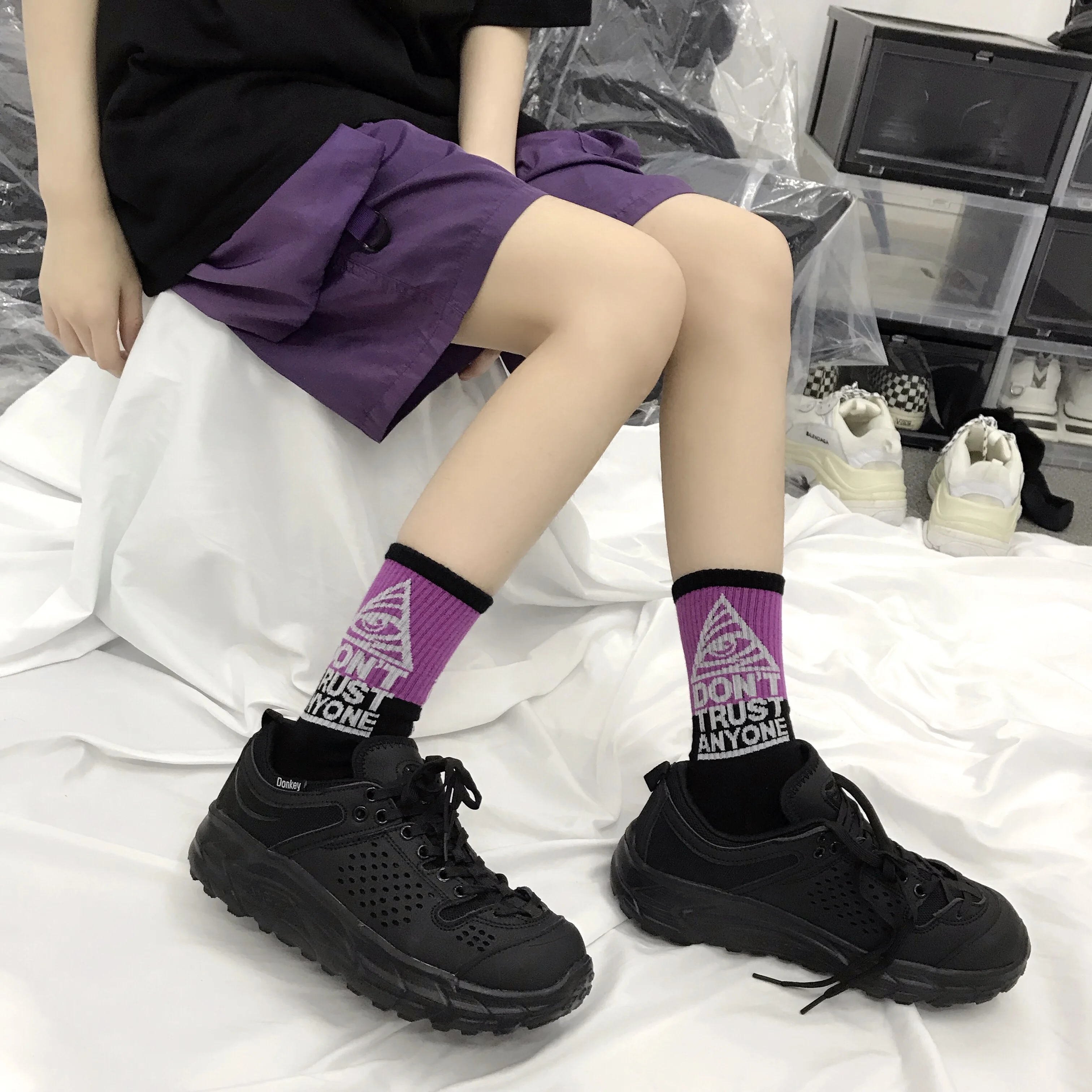 IMINCN 1 пара Спортивные Повседневные брендовые Новые хип хоп Harajuku милые рисунки по