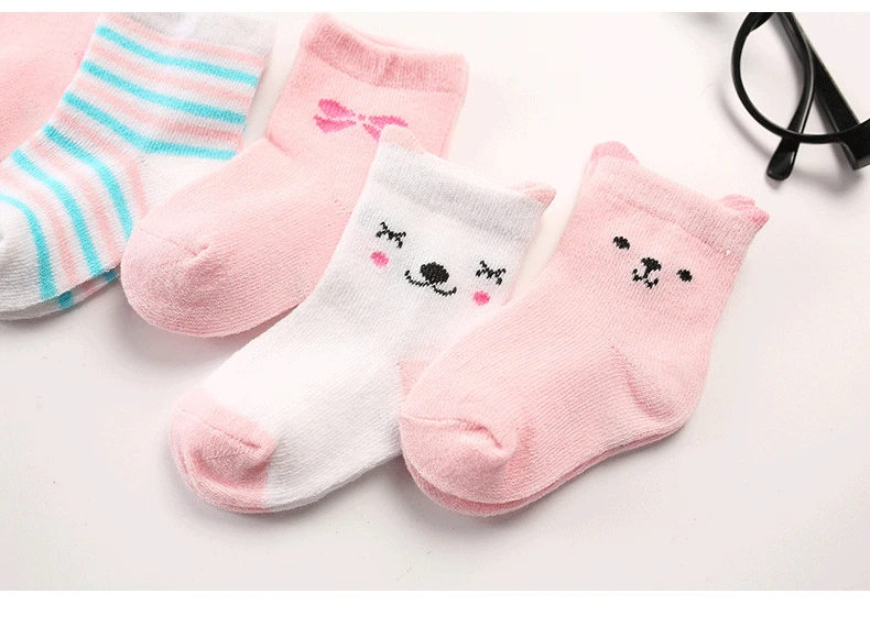 CHILDREN'S Socks Children's Socks Thick-Cartoon Spring And Autumn Baby Babies' Socks Pure Cotton Children's Socks Thin Spring An