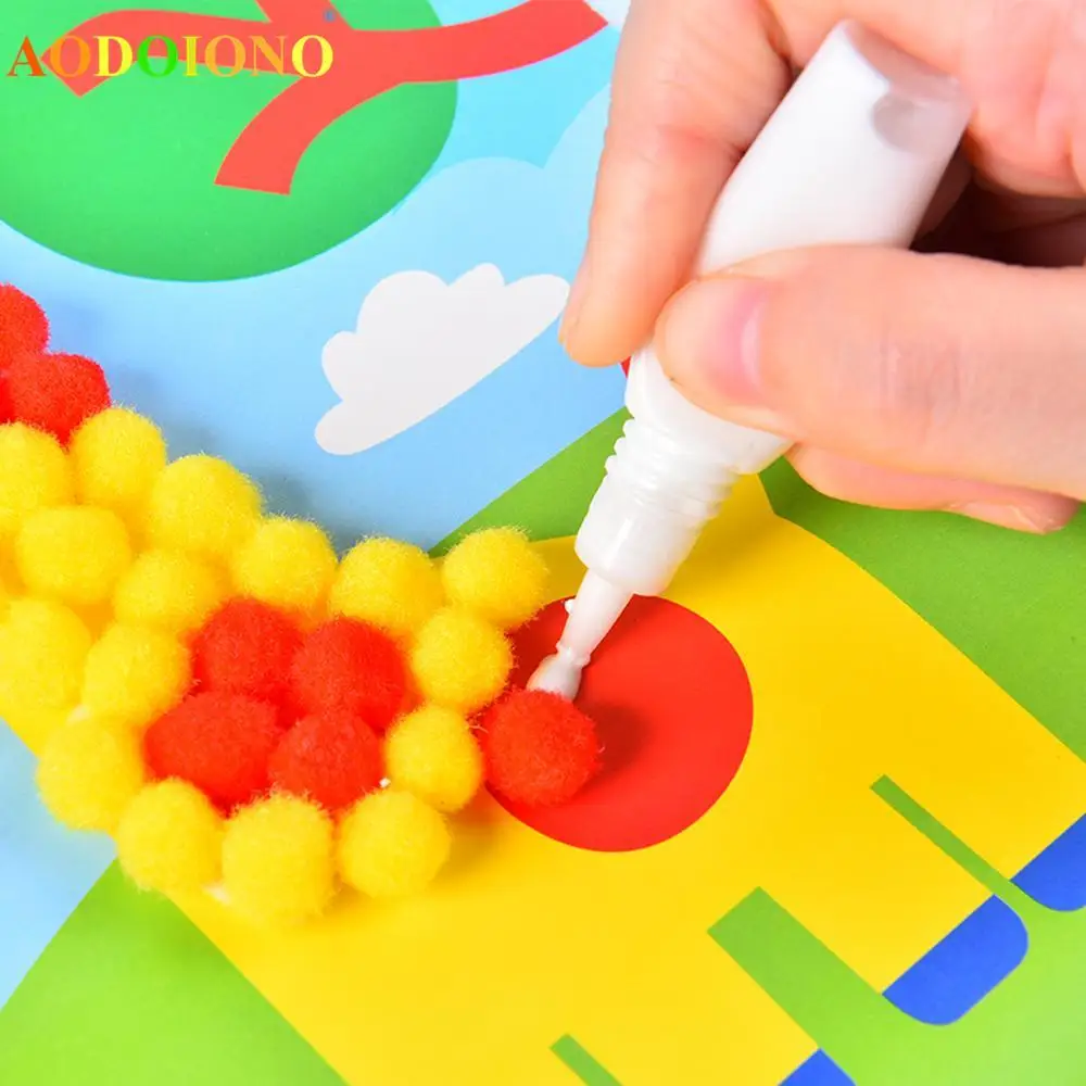DIY Hairball липкая бумажная игрушка для рисования детский сад материал для рукоделия посылка детские игрушки мальчик девочка дети Ремесла рождественские подарки