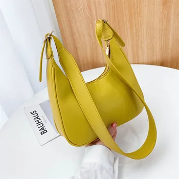 

Simple Small Bag Women's 2020 Summer New Style Versatile Shoulder Armpit Bag Fashion Elegant Western Style Casual Shoulder Bag