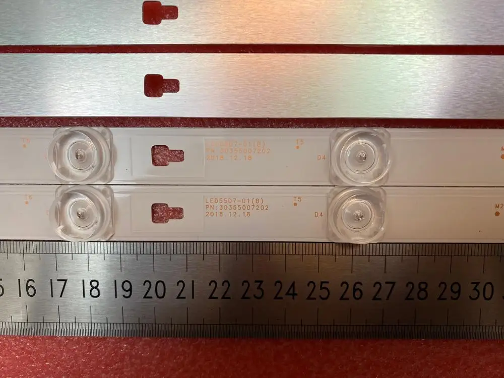 New Kit 14 PCS 7LED 555mm LED Backlight strip for LED55D7-01 A B 30355007202 LE55A7100L LE55B510N LE55B510X LC550DUY SH A1