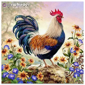 

Diamond Painting Full Square/Round Drill The Cock flowers 5D Daimond Painting Embroidery Cross Stitch Mosaic Picture Decor Z877