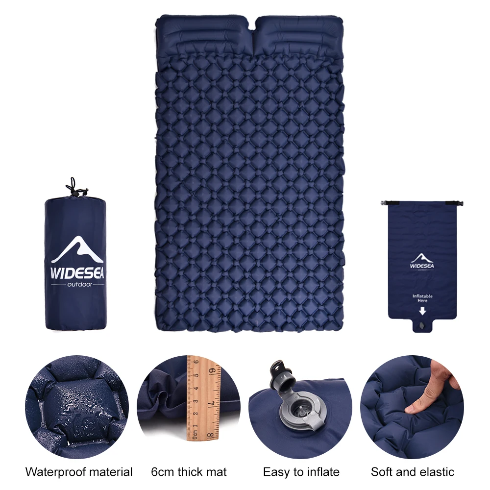 Double Inflatable Outdoor Mattress Inflatable Camping Bed Camping