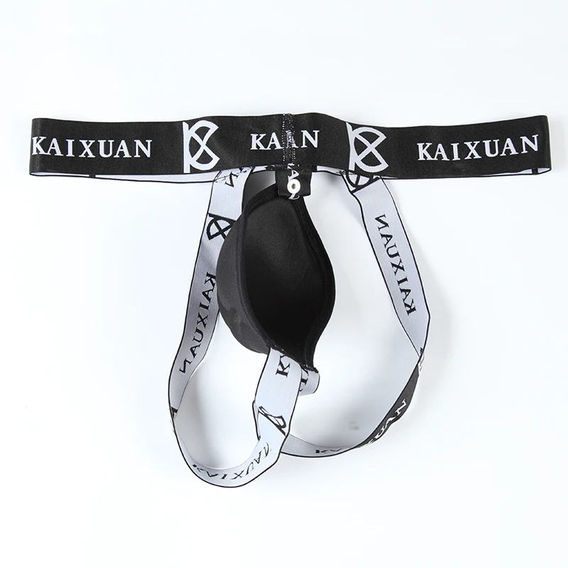 Men Sexy Thong Padded Jockstrap Penis Pouch Underwear G String Enhance