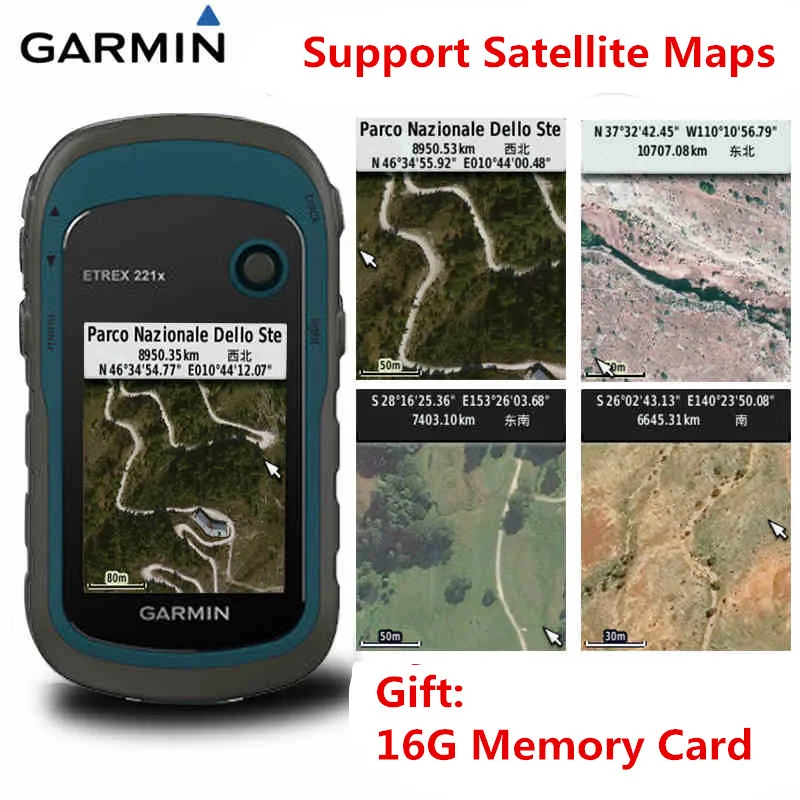 100 Original Garmin eTrex 221X Outdoor Handheld GPS Navigator