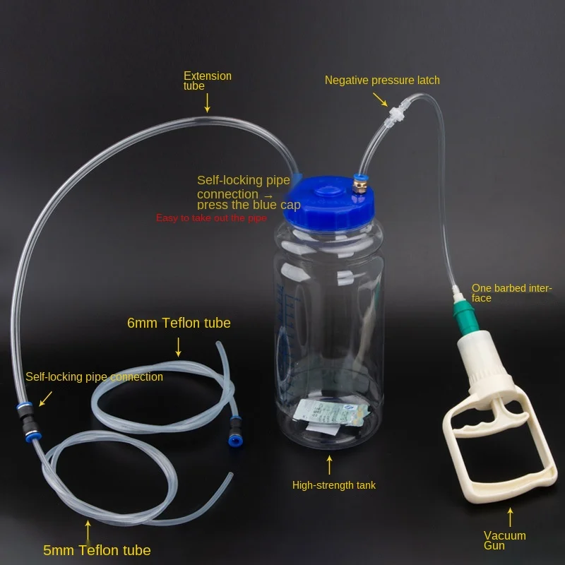 EAFC 2L car oil change artifact manual hand pump engine vacuum suction suitable for fuel water diesel gasoline vacuum suction oil transfer pump oil extractor pump oil pump