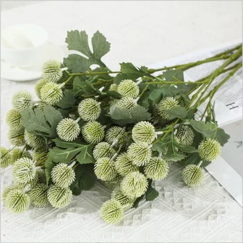 

11 artificial flowers green real sense dandelion fake plants plastic flowers home decoration length 65cm artificial flowers
