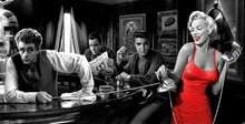  James Dean Marilyn Monroe Elvis Presley canvases painted posters and printed wall art living room decor 