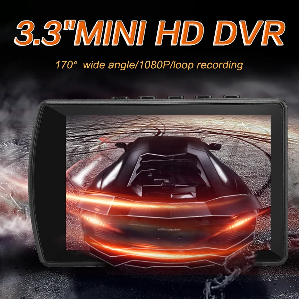 Автомобильная dvr камера умелое производство V7 3,5 дюймов 480x800 экран Автомобильный dvr камера 1080P 140 градусов объектив видеорегистратор