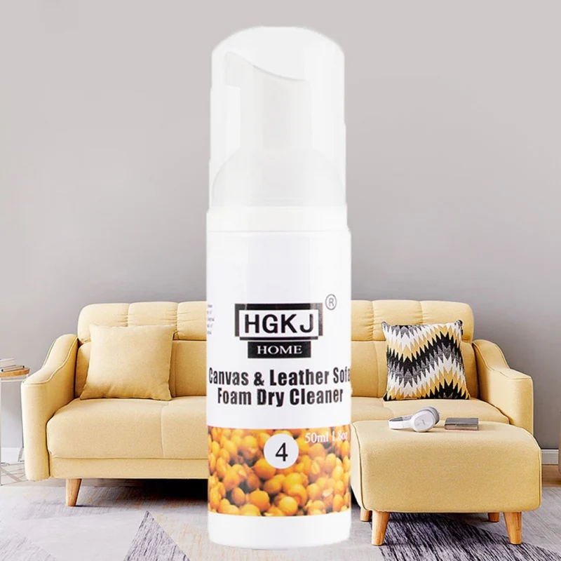 New 50ml Multi Purpose Cloth Sofa Foam Dry Cleaner Portable New 50ml Multi Purpose Cloth Sofa Foam