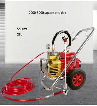 

Electric high pressure airless spraying machine high power exterior wall coating steel structure latex paint Sprayer
