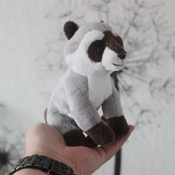 

Super soft stuffed plush animals doll toy raccoon model kids toys birthday gifts