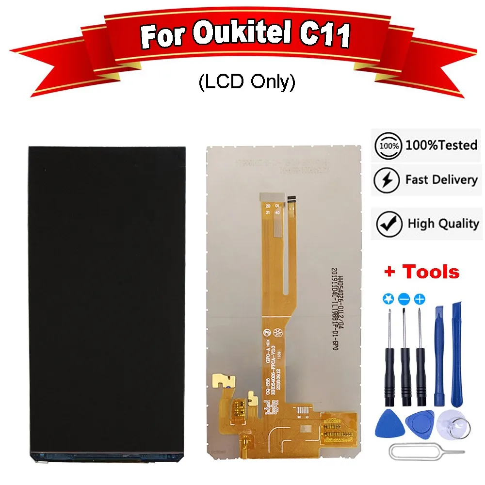 ЖК-дисплей 5 дюйма для Oukitel C11 только запасные части 480x96 0 модели Бесплатные