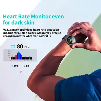 

1.28 Inch KW40 Smart Sports Watch Bluetooth 5.0 IP68 Professional Waterproof Bracelet With Phone Information Reminder