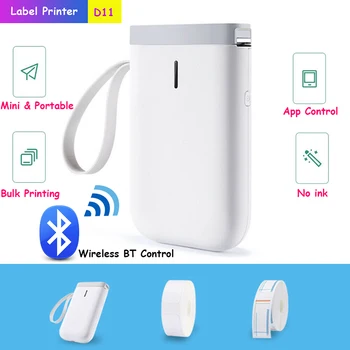 

Handheld Mini Bluetooth Labels Printer Tool App Control for Android iOS AS99