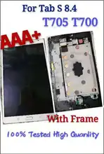 

For Samsung Galaxy Tab S 8.4 LCD SM-T705 SM-T700 Display T705 T700 Touch Screen Digital Assembly Replacement with Frame