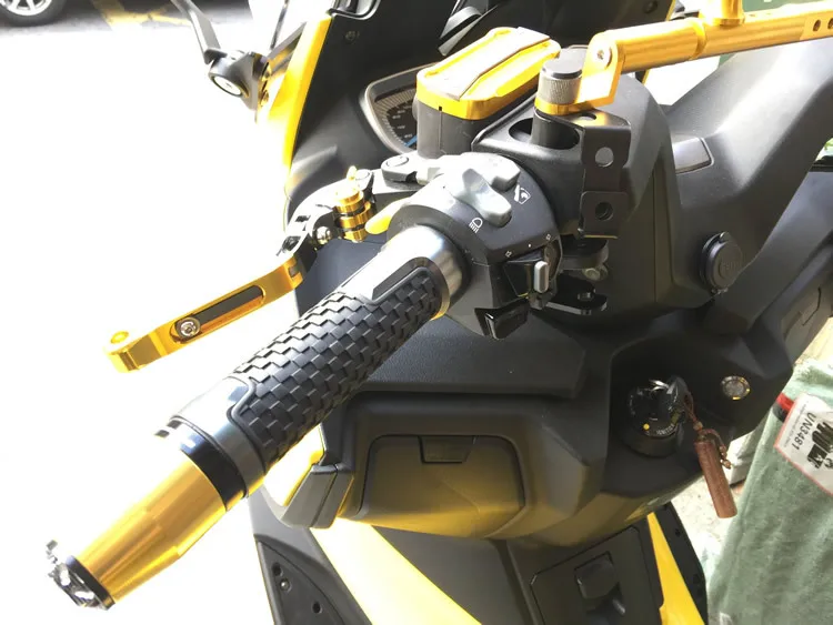 Для XMAX 125 250 300 400 универсальные 7/8 ''22 мм рукоятки для мотоциклов рукоятка для Yamaha X-MAX XMAX скутеры