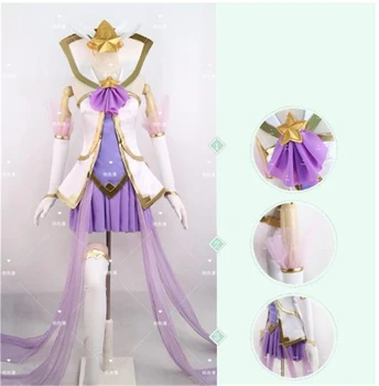 

Hot LOL Star Guardian Janna Dress Cosplay Costume Christmas Halloween Carnaval Suit H