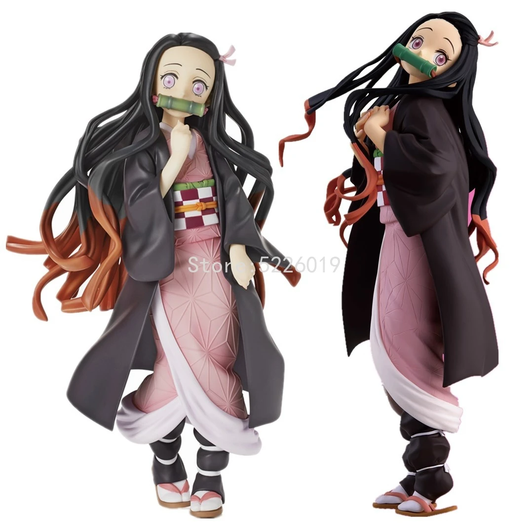 22cm Demon Slayer Anime Figure Kimetsu No Yaiba Glitter Glamours Kamado Nezuko Action Figure Devil S Blade Nezuko Figurine Toy Action Figures Aliexpress