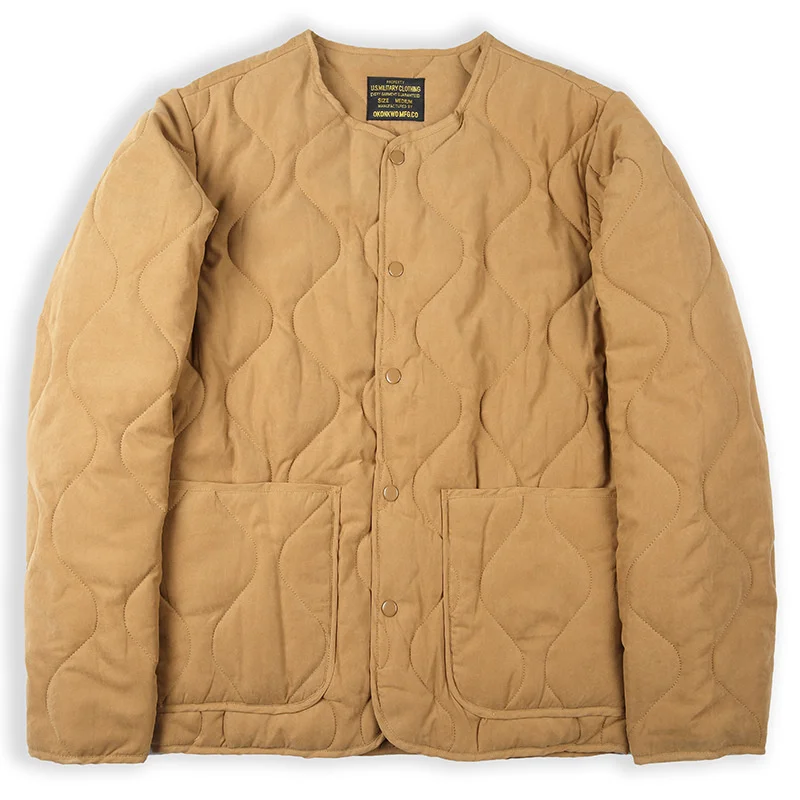 Okonkwo New Cotton Sanded M65 Liner Jacket AMEKAJI Quilted Hunting Equipment Outdoor Trekking Hiking Training Basket Sport Coat 4