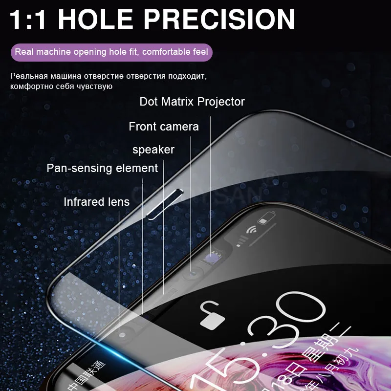 4-1 шт 9H прозрачное Защитное стекло для IPhone 11 Pro XS Max XR X Закаленное стекло для IPhone 8 7 6s Plus Защитная пленка для экрана