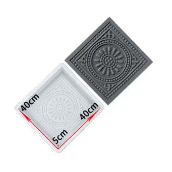 

Cement Floor Brick Mould Chinese-style Ancient Courtyard Paving Plastic Mold Flower Carving Pattern Path Making Concrete Molds