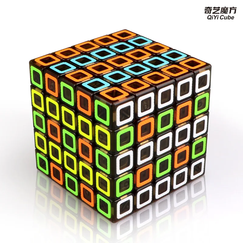 XMD Magic Cube раз юаней пять заказ магический куб творческие плед прозрачный черный гладкий 5-заказ для занятий спортом для детей курсы Rubik'