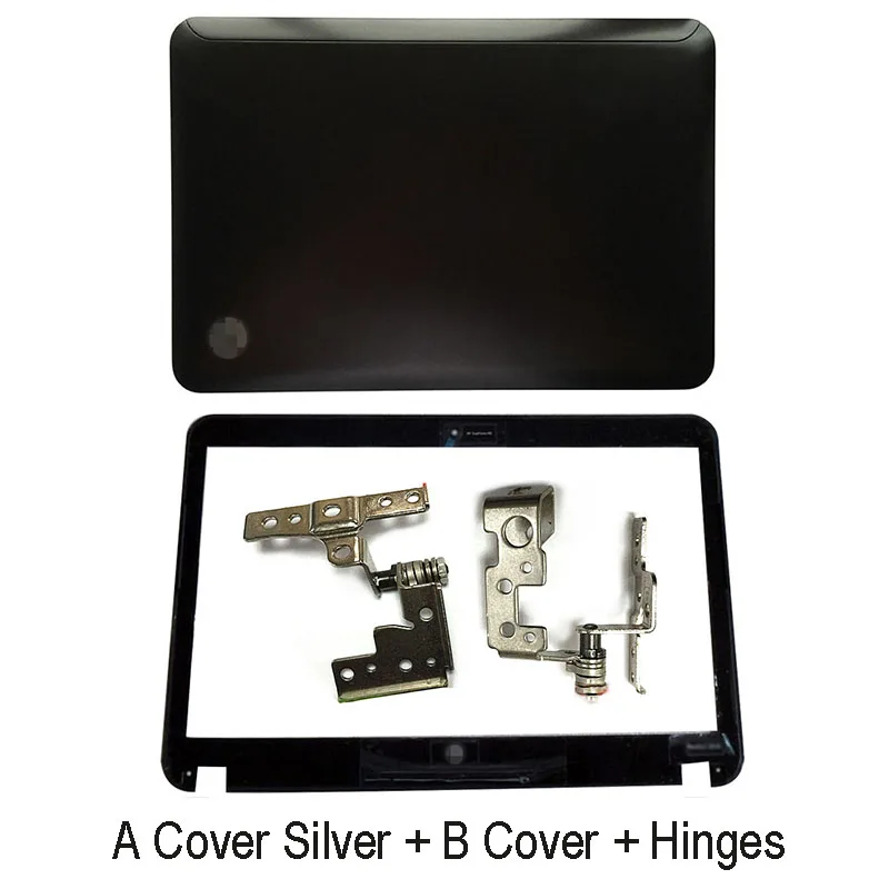 14 inch laptop case NEW Laptop LCD Back Cover For HP Pavilion DM4-1000 DM4-2000 Front bezel Hinges 636936-001 608208-001 6070B0493201 Silver Black 14 laptop sleeve Laptop Bags & Cases