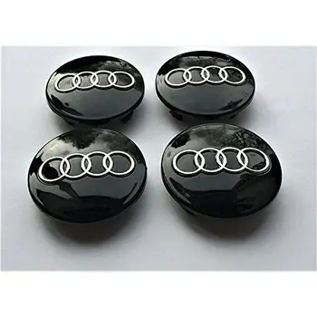 

Set de 4 tapas para buje de la rueda de 68 mm, para llantas de aleación, color negro, 8D0601170